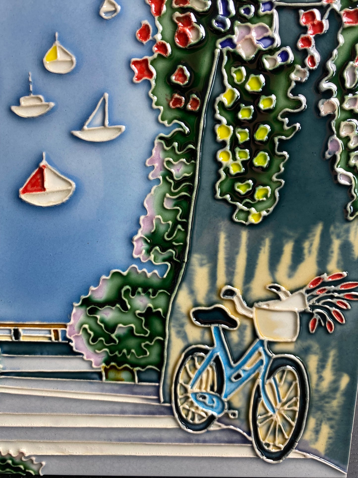 Ceramic art tile