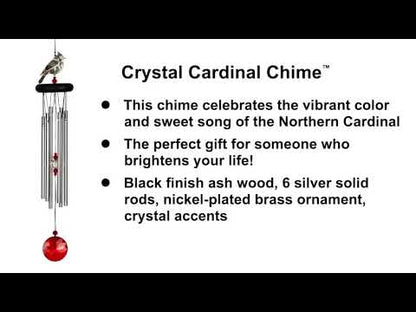 Crystal Cardinal Chime