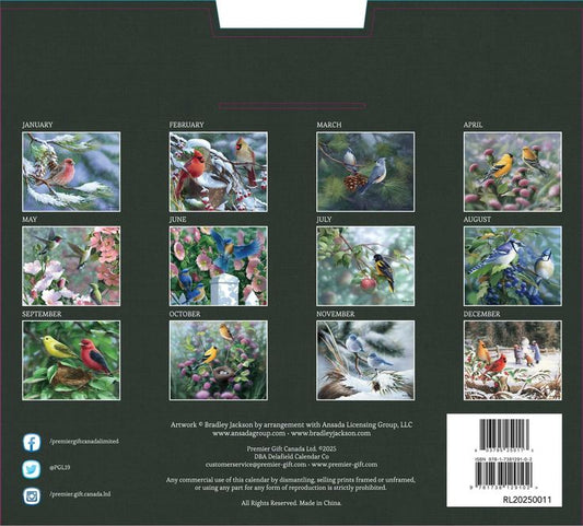 Songbird calendar