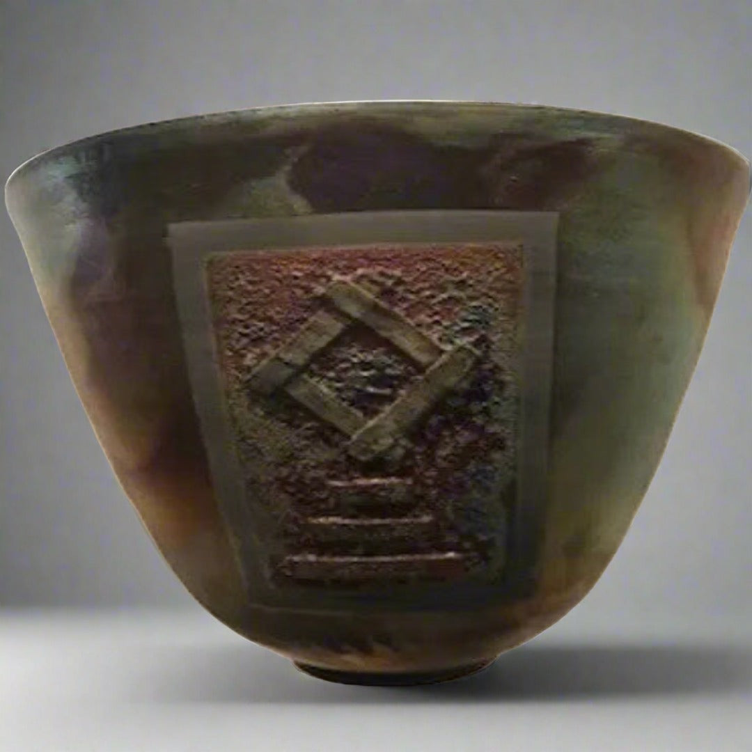 Raku vase