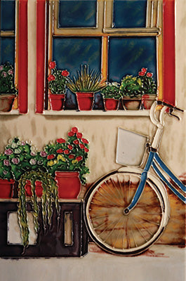 Ceramic art tile