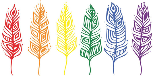 Pride Feathers Art Card - Patrick Hunter