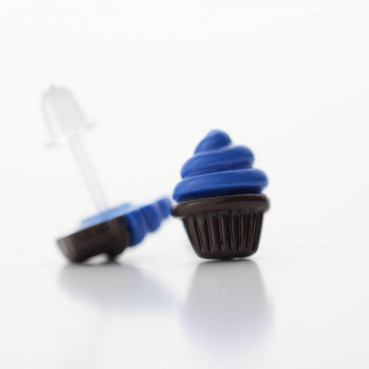 Blueberry Cupcake Earrings