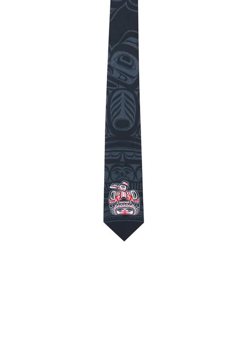 Bill Reid Children of the Raven Artist Silk Tie