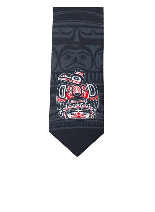 Bill Reid Children of the Raven Artist Silk Tie