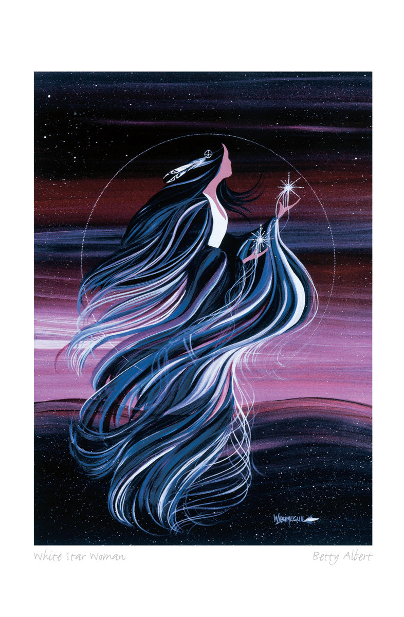 White Star Woman Card - Betty Albert
