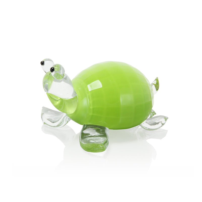 Turtle - Hand Blown - Green