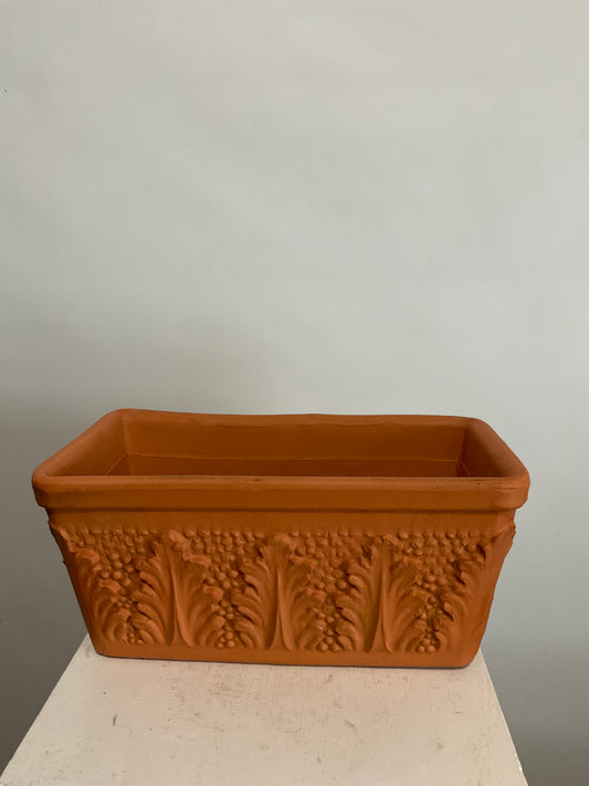 Portuguese Leaf Window Box Planter