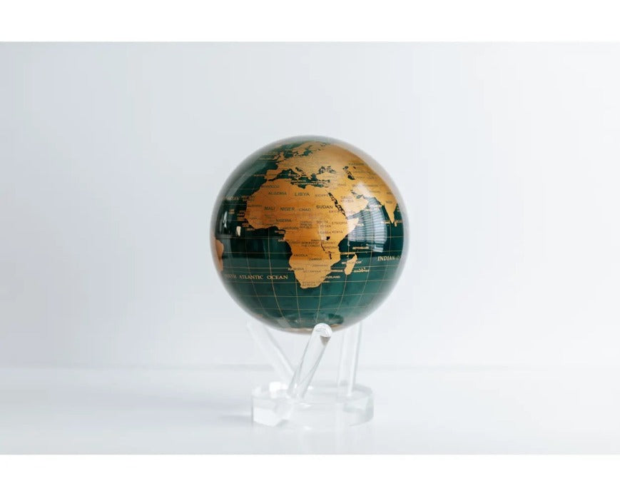 Gold And Dark Green Ocean 6"