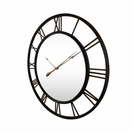 Oversized Mirror Wall Clock