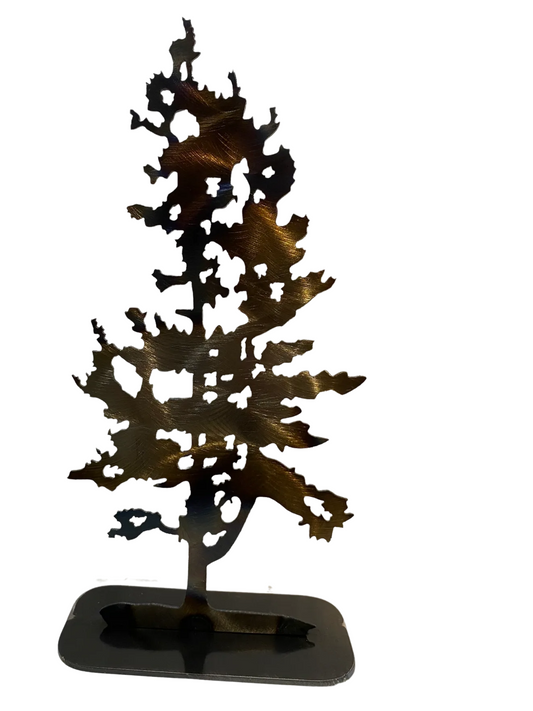 Metal Muskoka tree on base