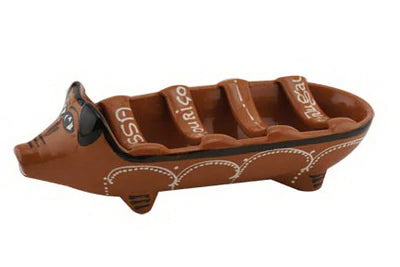 Clay Pig Sausage Roaster