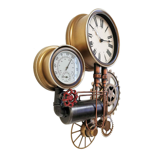 Steampunk wall clock
