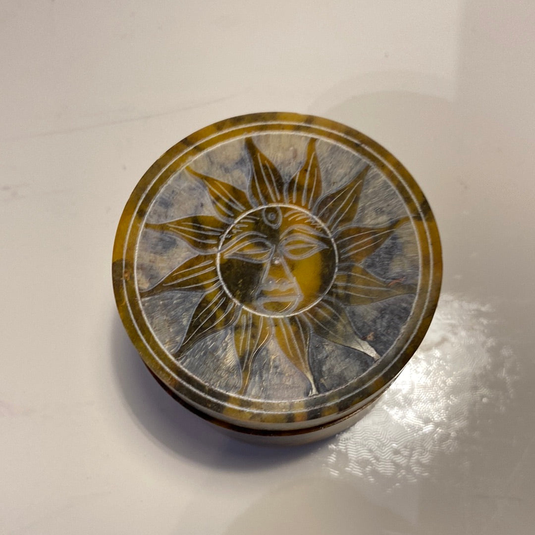 Trinket Box, Engraved Sun