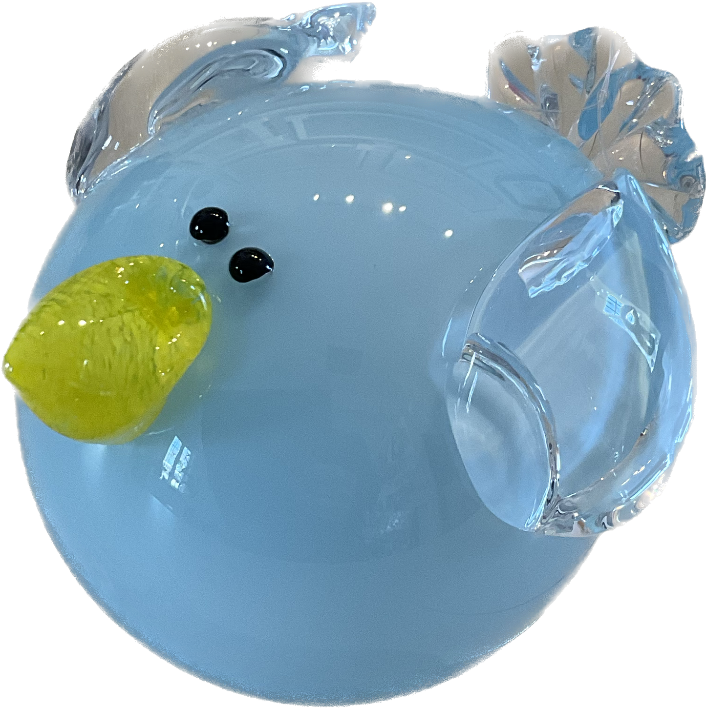 Baby Bird - Hand Blown - Blue