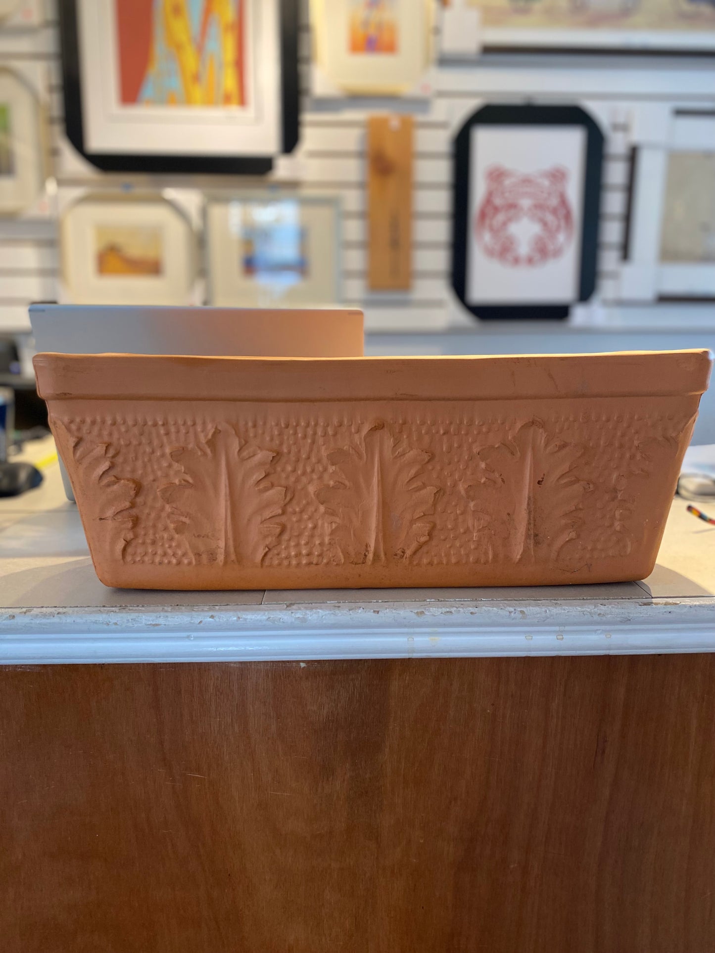 Portuguese Leaf Window Box Planter