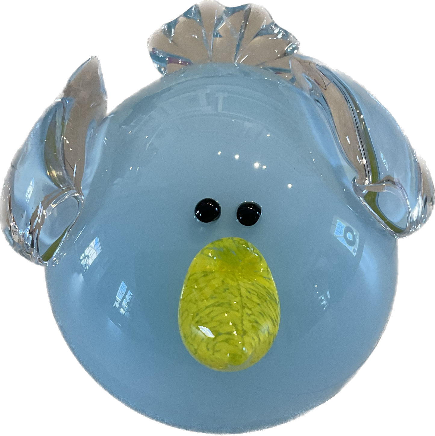 Baby Bird - Hand Blown - Blue