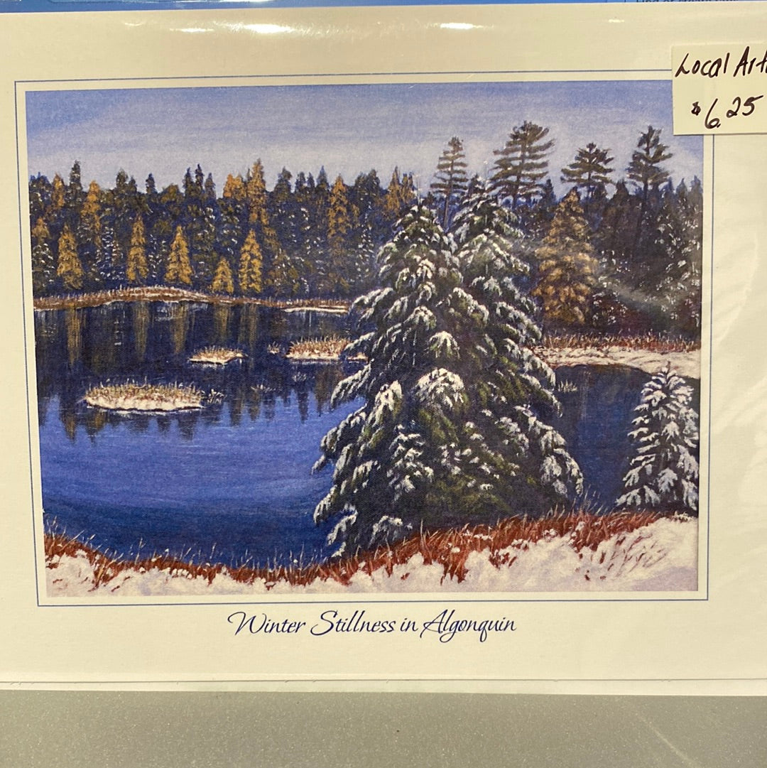 Winter Stillness in Algonquin Christmas Card