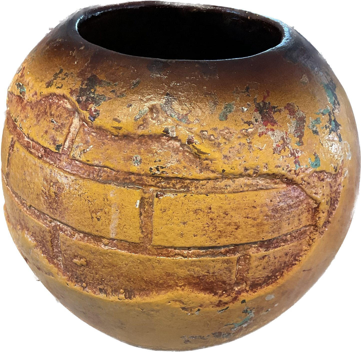 Distressed Clay Vase