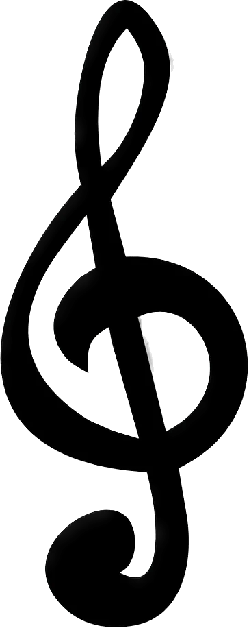 Metal treble clef
