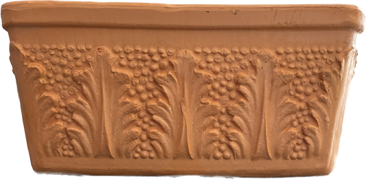 Portuguese Leaf Window Box Planter