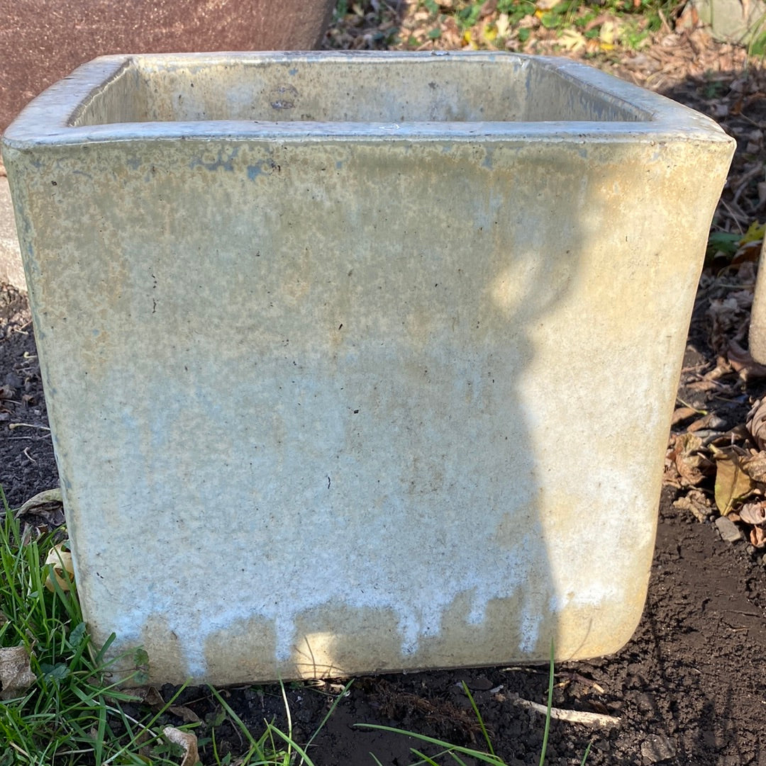 Square Planter- Cream