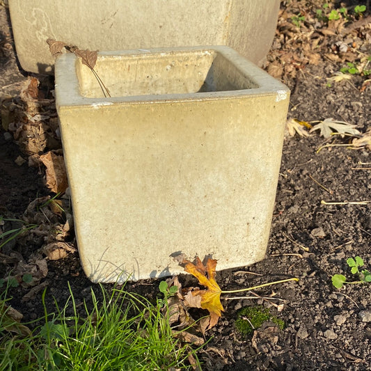Square Planter- Cream