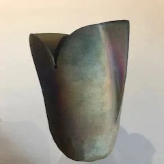 Raku vase