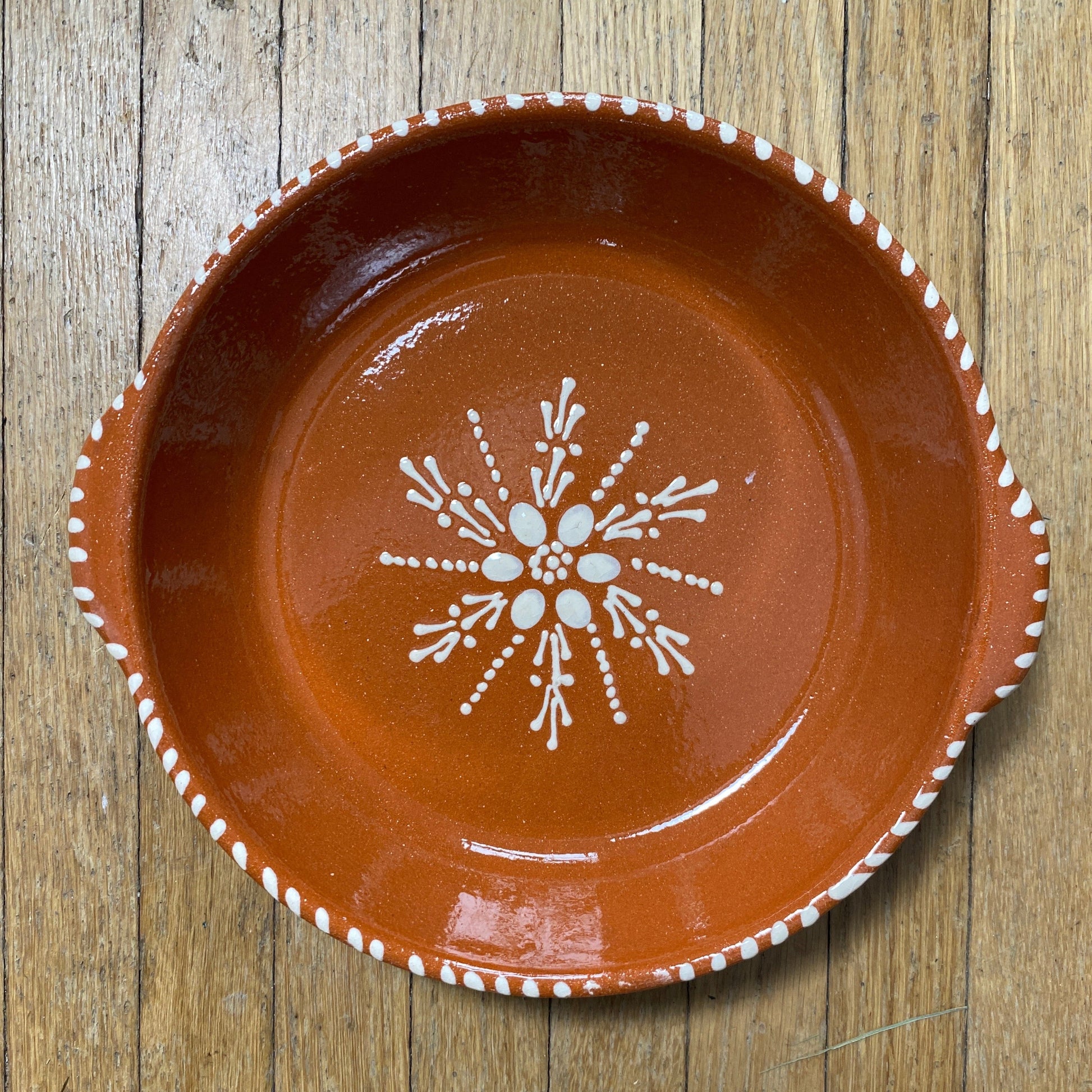 Traditional Portuguese Clay Alentejana Bowl – Hand Painted (24cm)