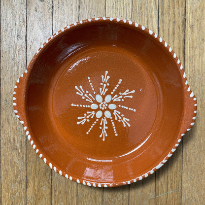 Traditional Portuguese Clay Alentejana Bowl – Hand Painted (24cm)