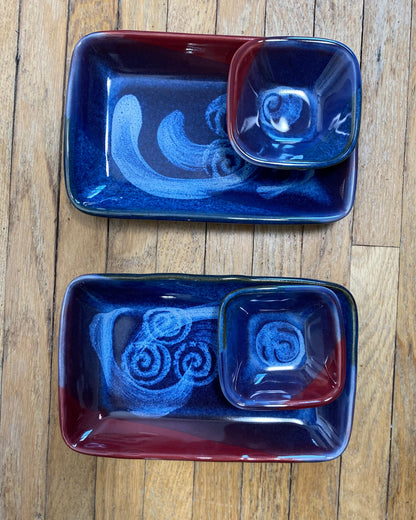 Handmade Pottery Sushi Set