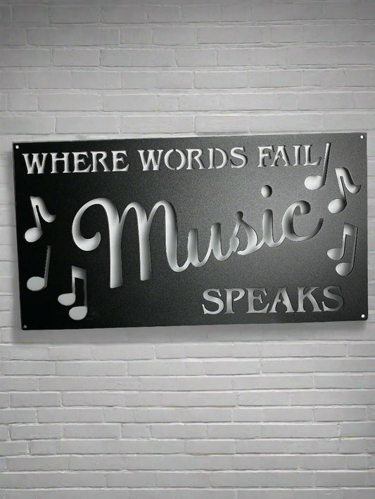 Where words Fail-Music Speaks