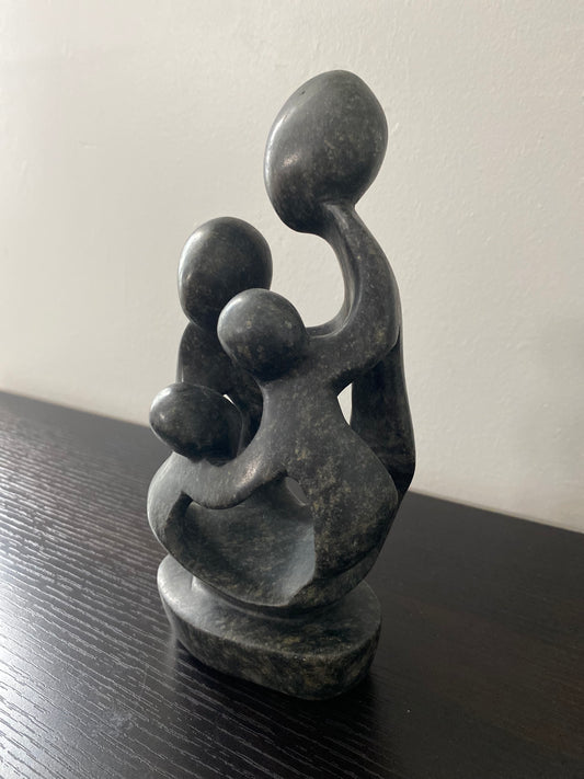 Stone Sculpture-family of 4-ukama-4L