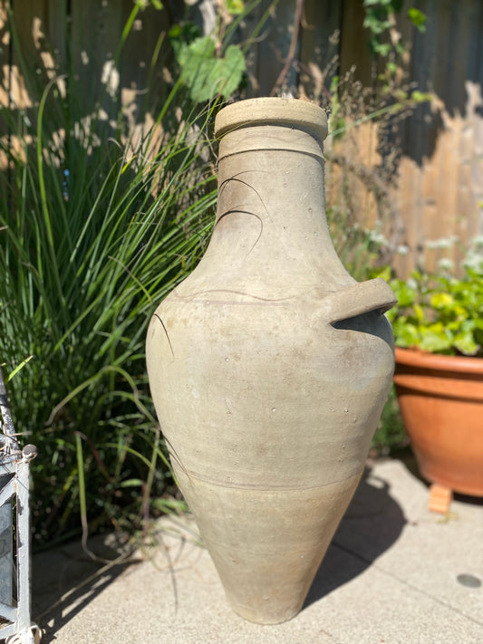 Vintage Turkish Pot with Decorative Handles