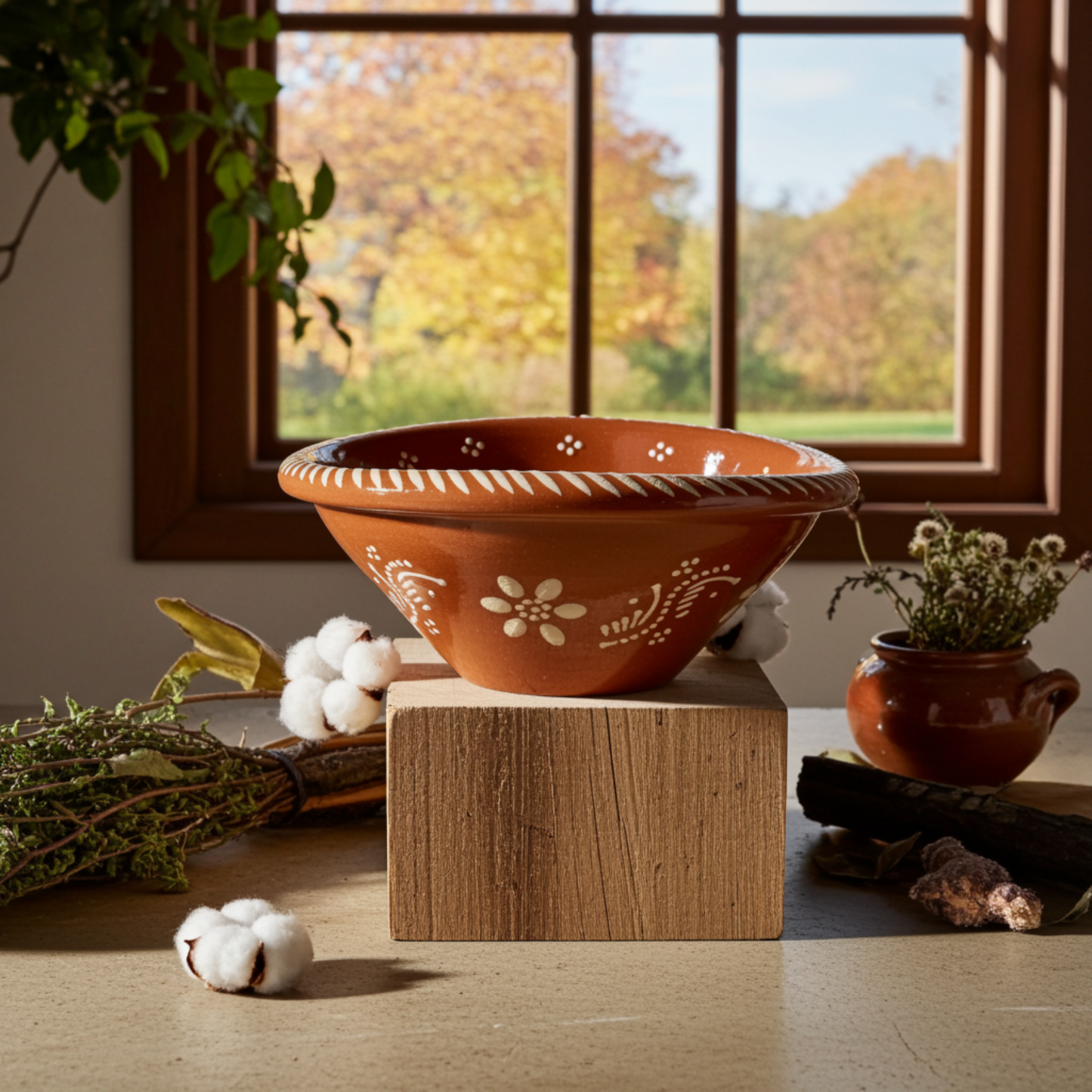 Portuguese Terracotta Torto Dish – Traditional Clay Cookware