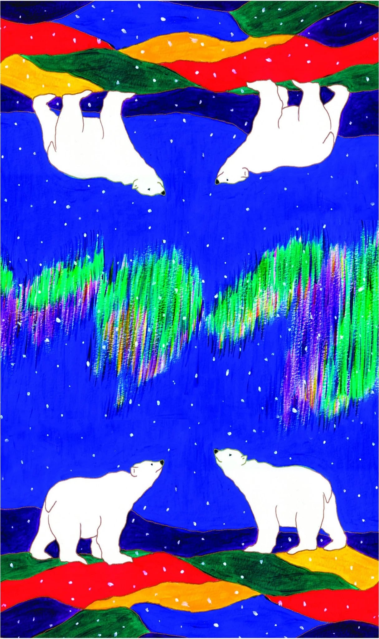 Dawn Oman Sky Watchers Eco Tea Towel