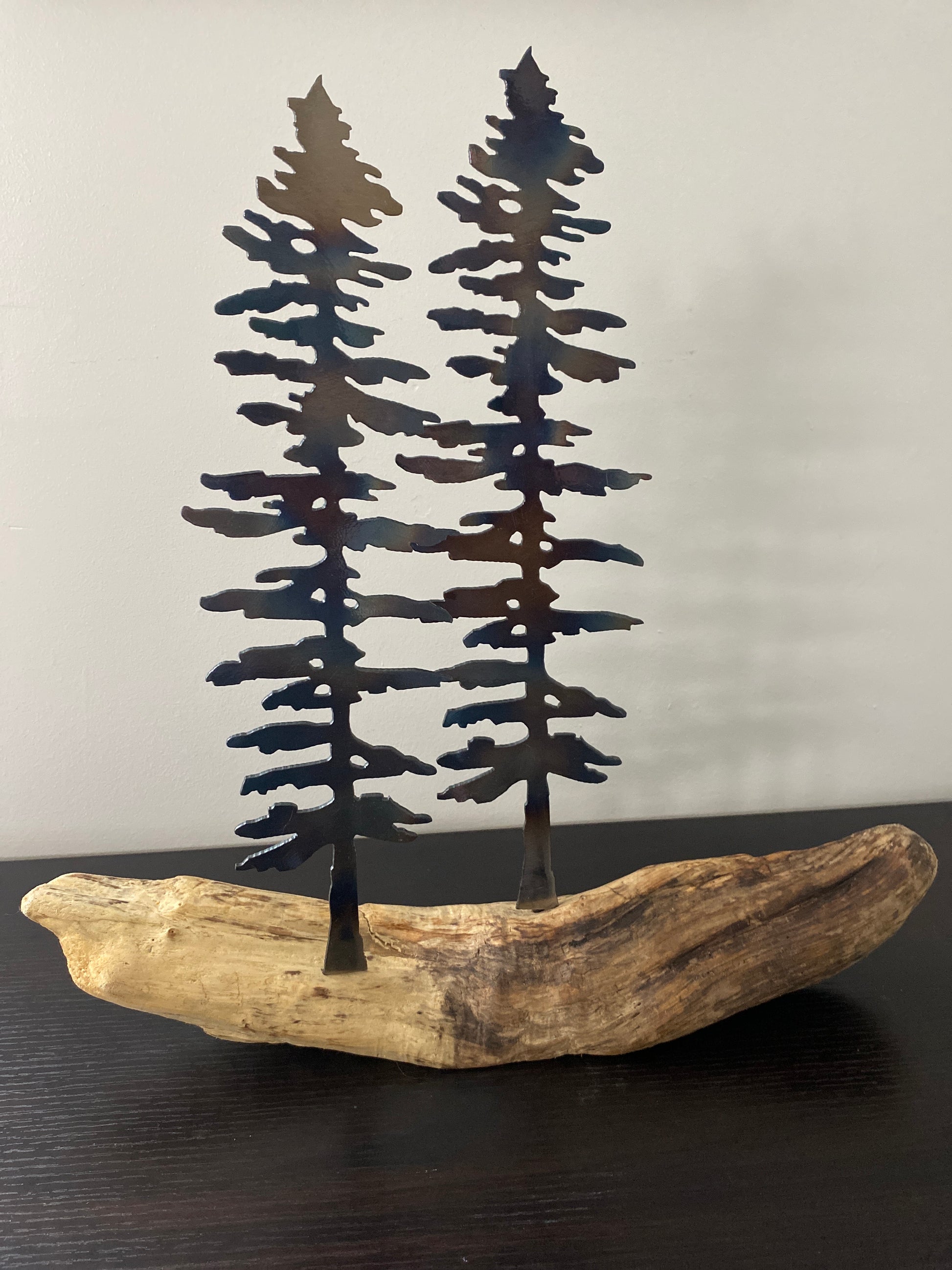 Metal Trees on Lake Ontario Driftwood – Canadian Made