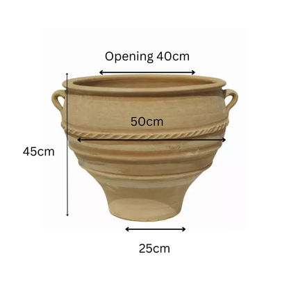 Kioupi – Handcrafted Cretan Terracotta Garden Pot