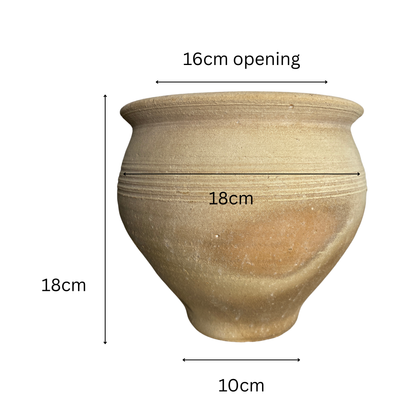 Mini Jar – Handcrafted Cretan Terracotta Vessel