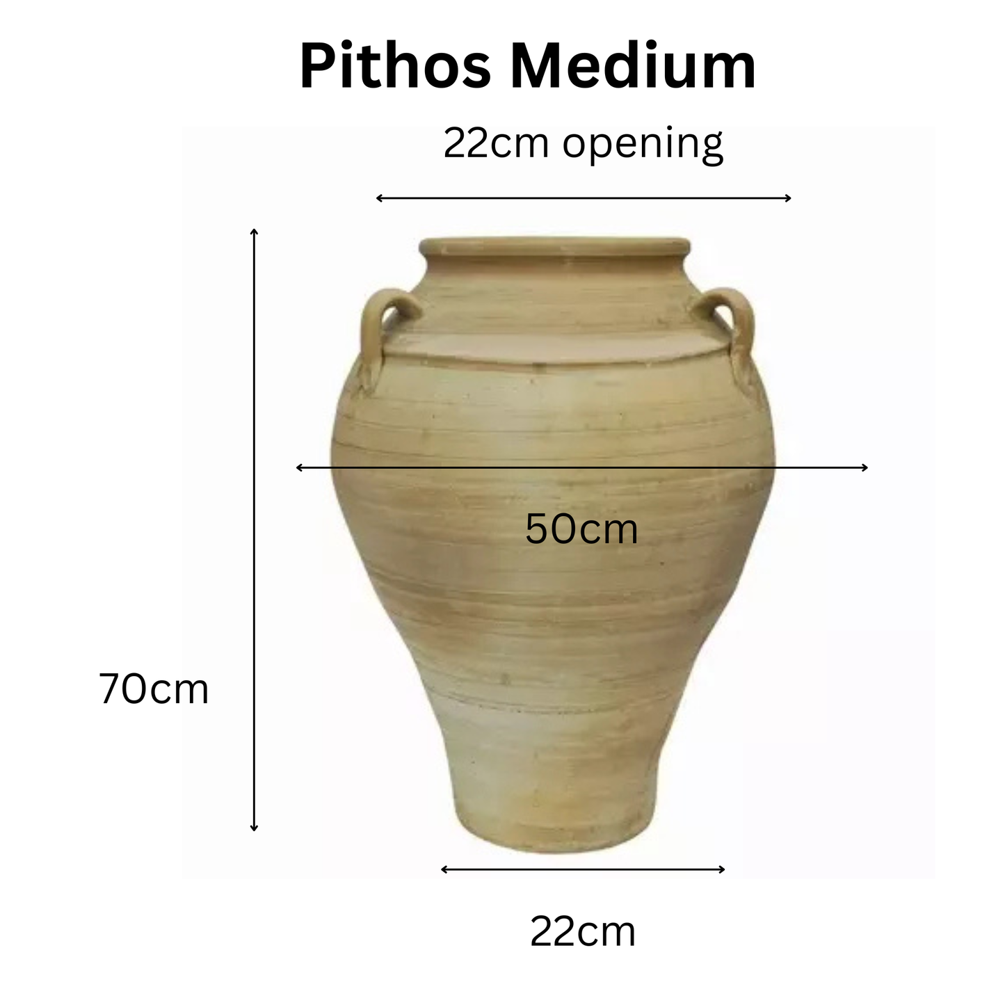 Cretan Pithos Pot - Medium