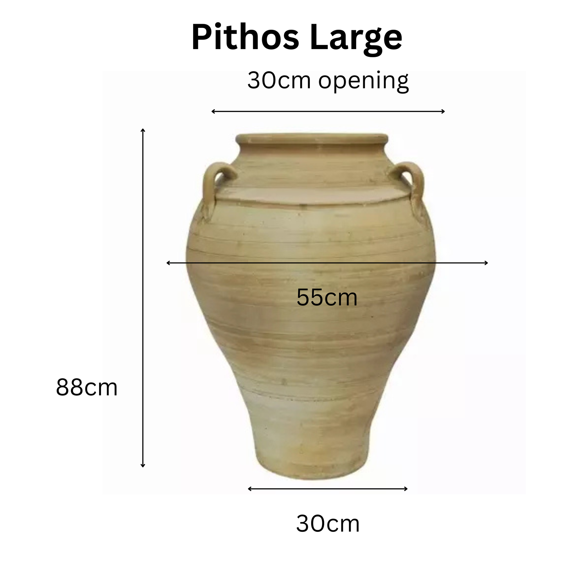 Cretan Pithos Pot Measurements