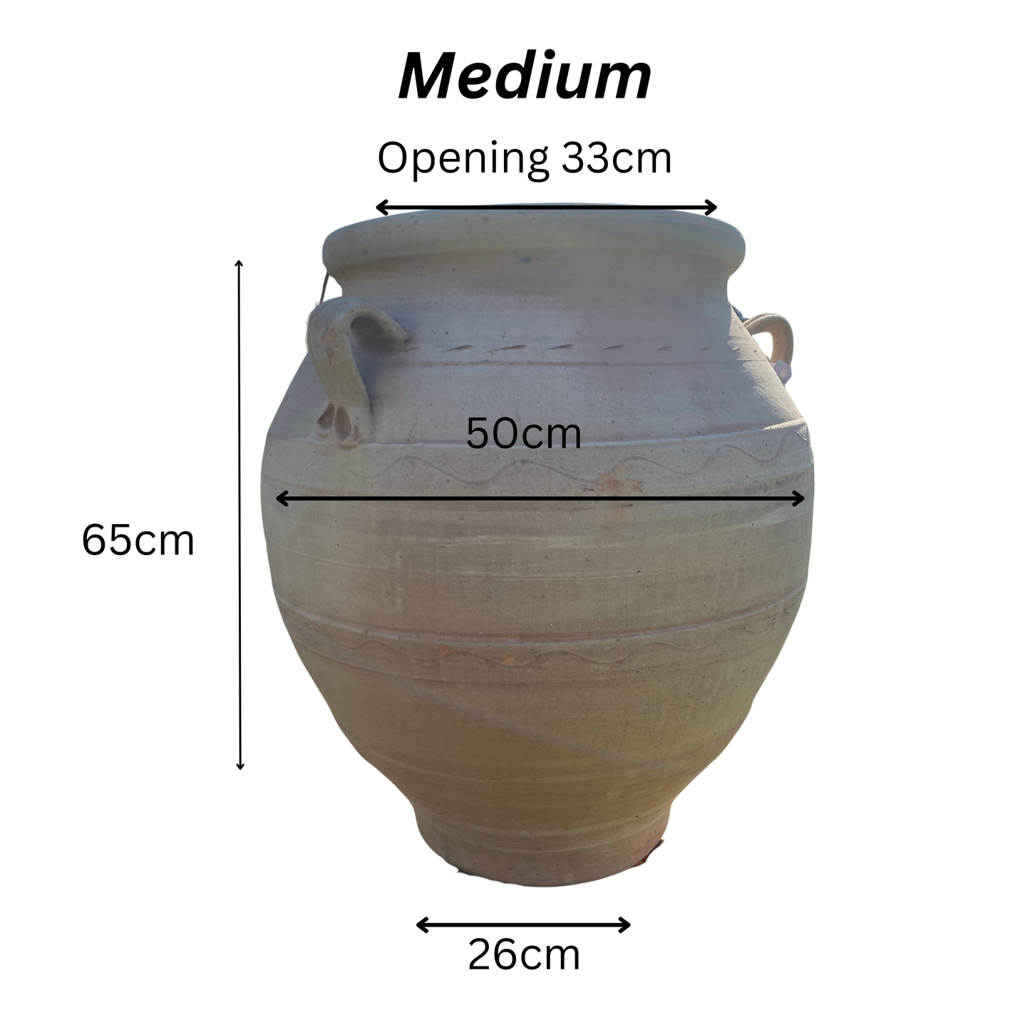 Eva Oil Jar – Handcrafted Greek Terracotta with Handles