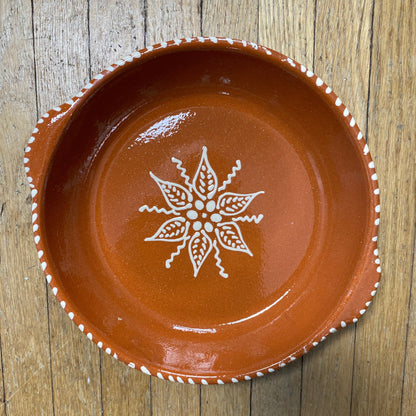 Traditional Portuguese Clay Alentejana Bowl – Hand Painted (24cm)