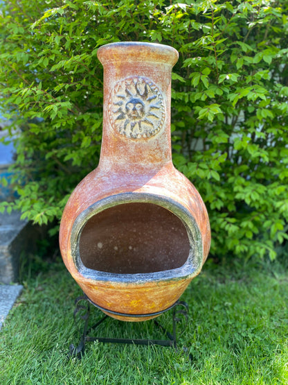 Chiminea Small — Handcrafted Clay, Made in Mexico #5