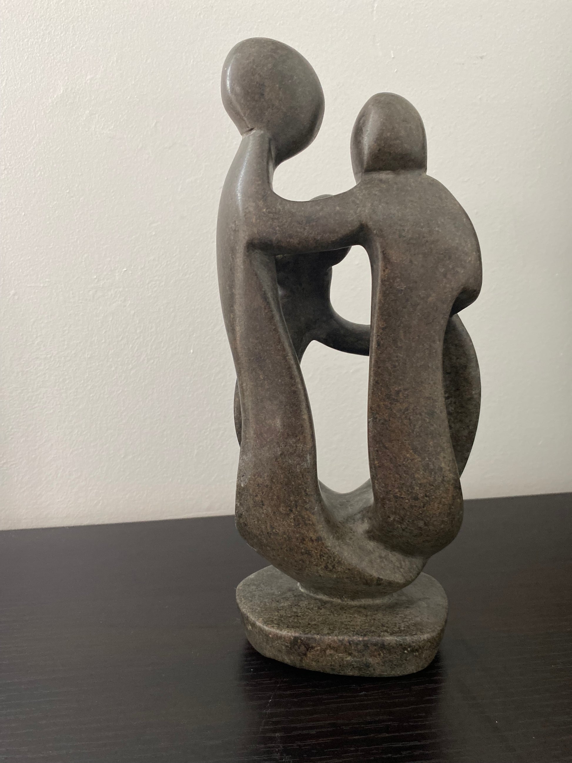 Stone sculpture from Zimbabwe of a family of 4