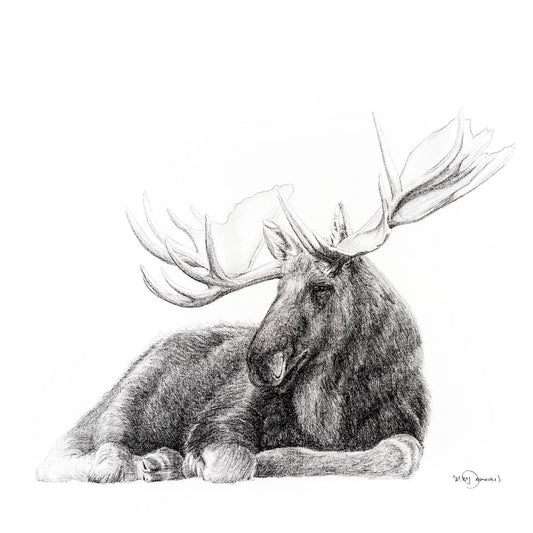 Majestic Moose Print