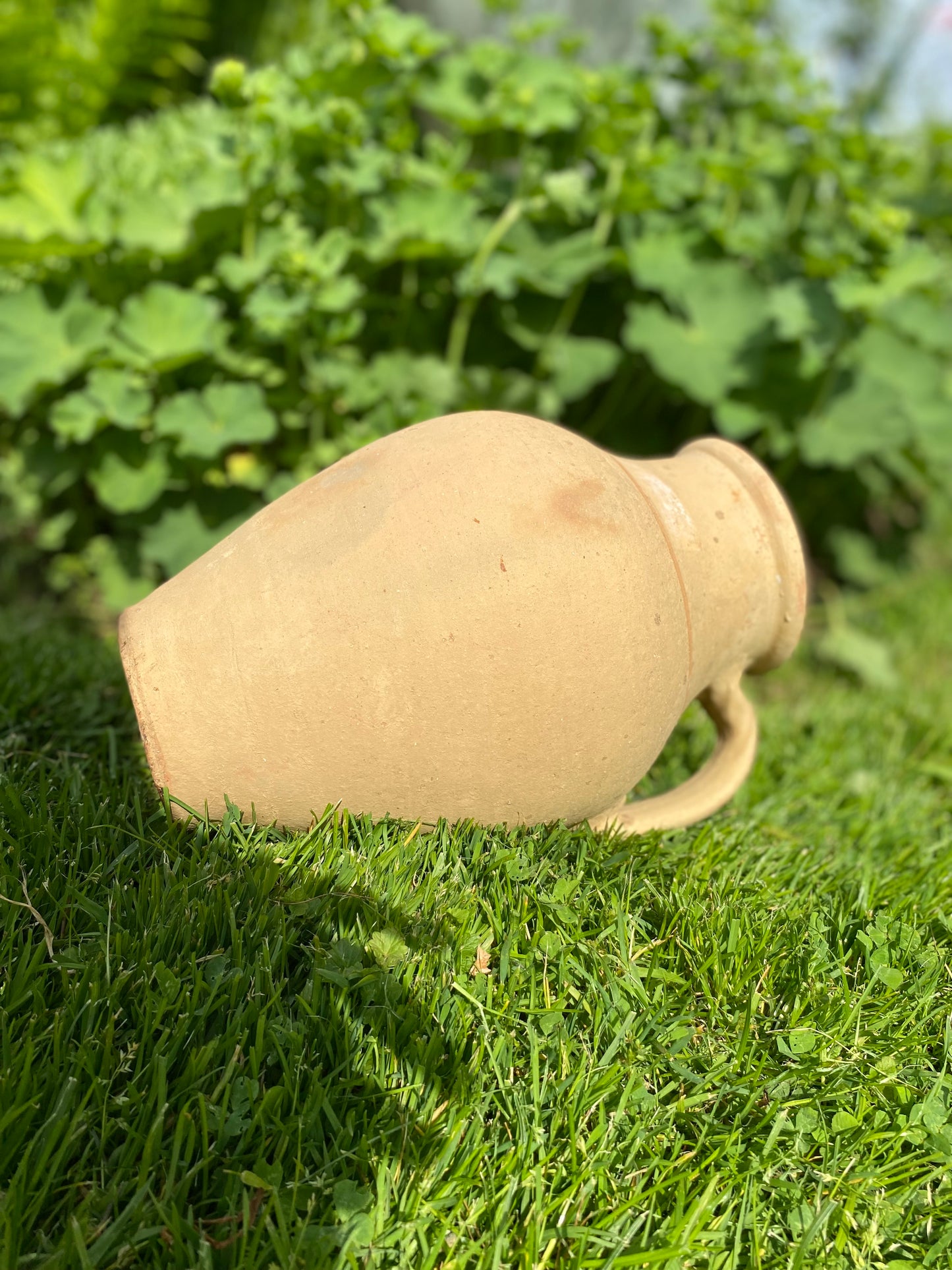Vintage Turkish Olive Oil Pot XIX