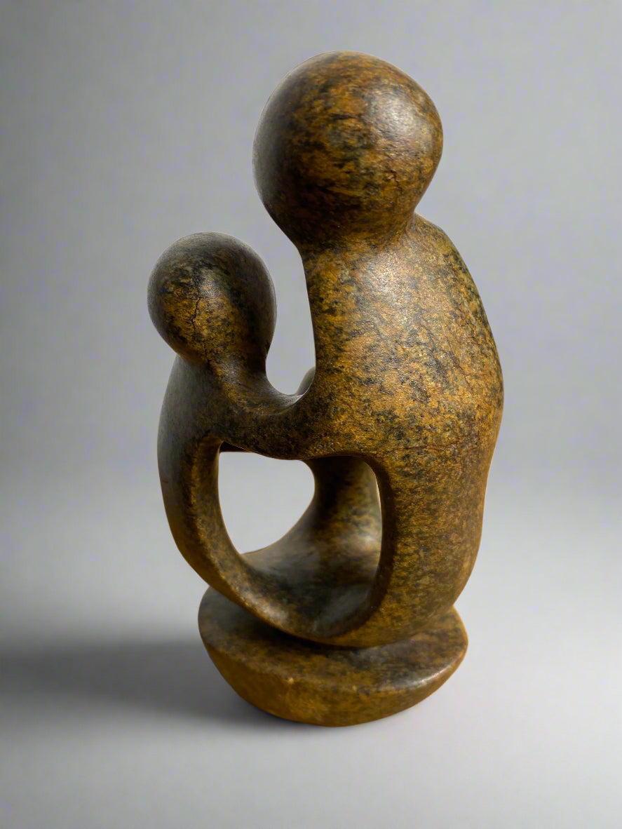 Ukama Family of 4 - Zimbabwe Stone Sculpture