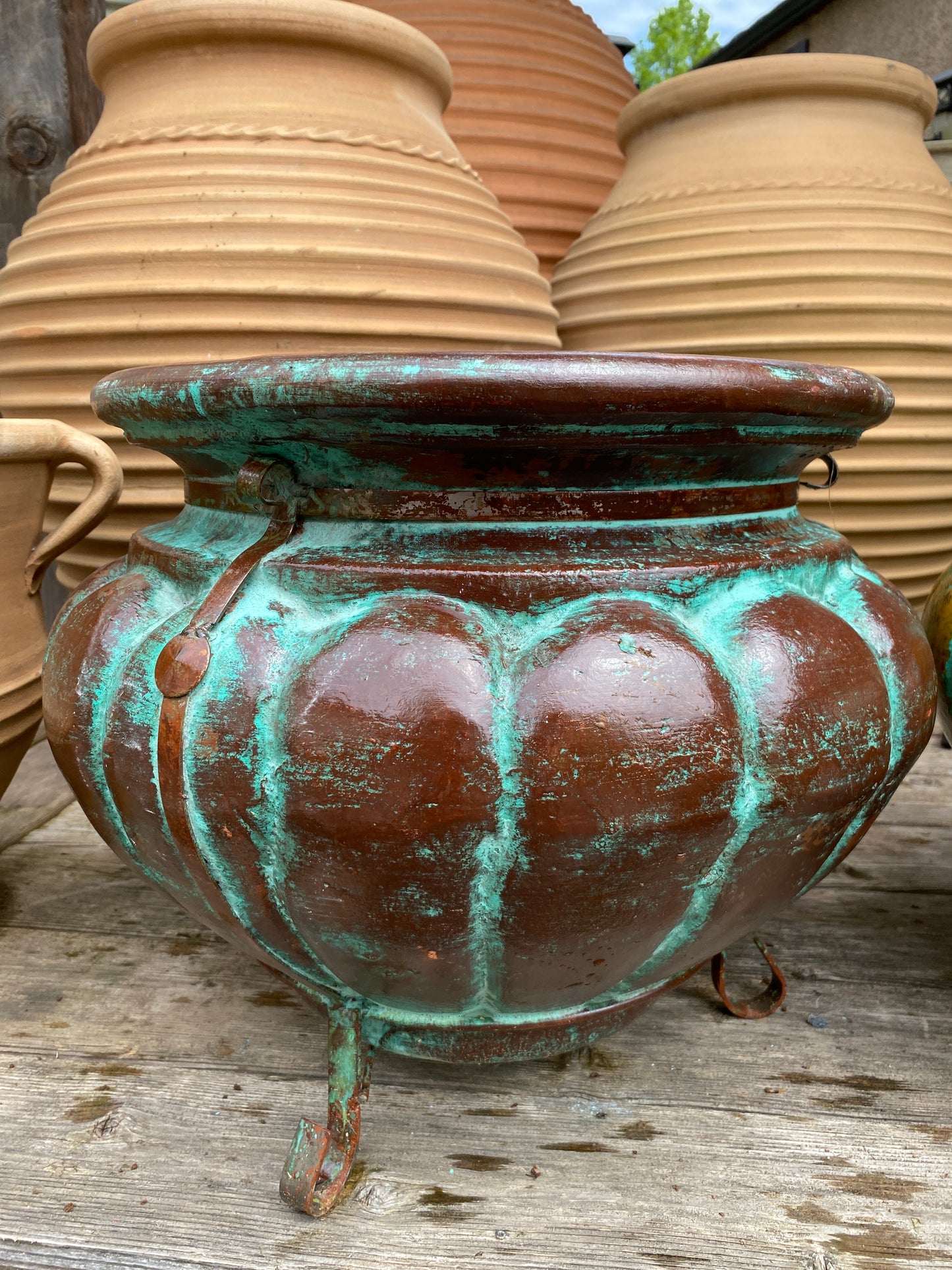 Chata Mexican Planter in Stand