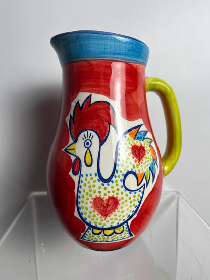 Joyful Rooster Pitcher